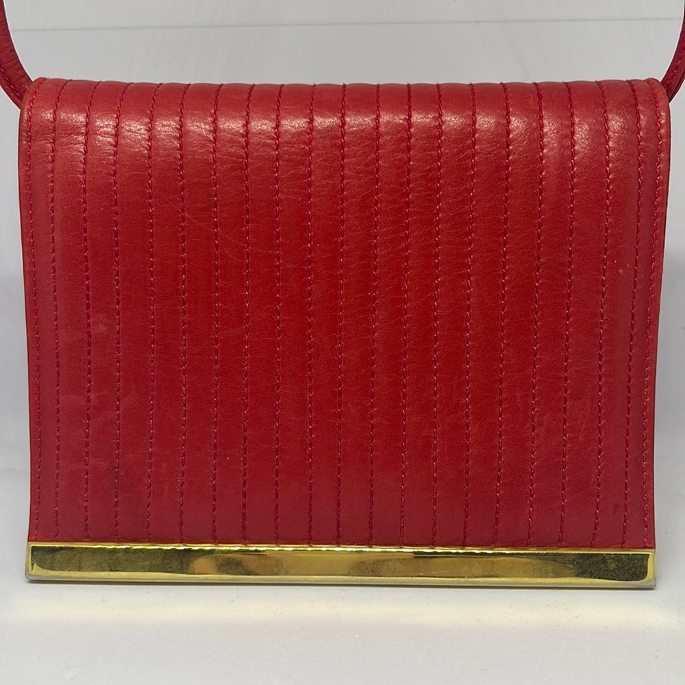 Fred hayman Beverly Hills small red bag